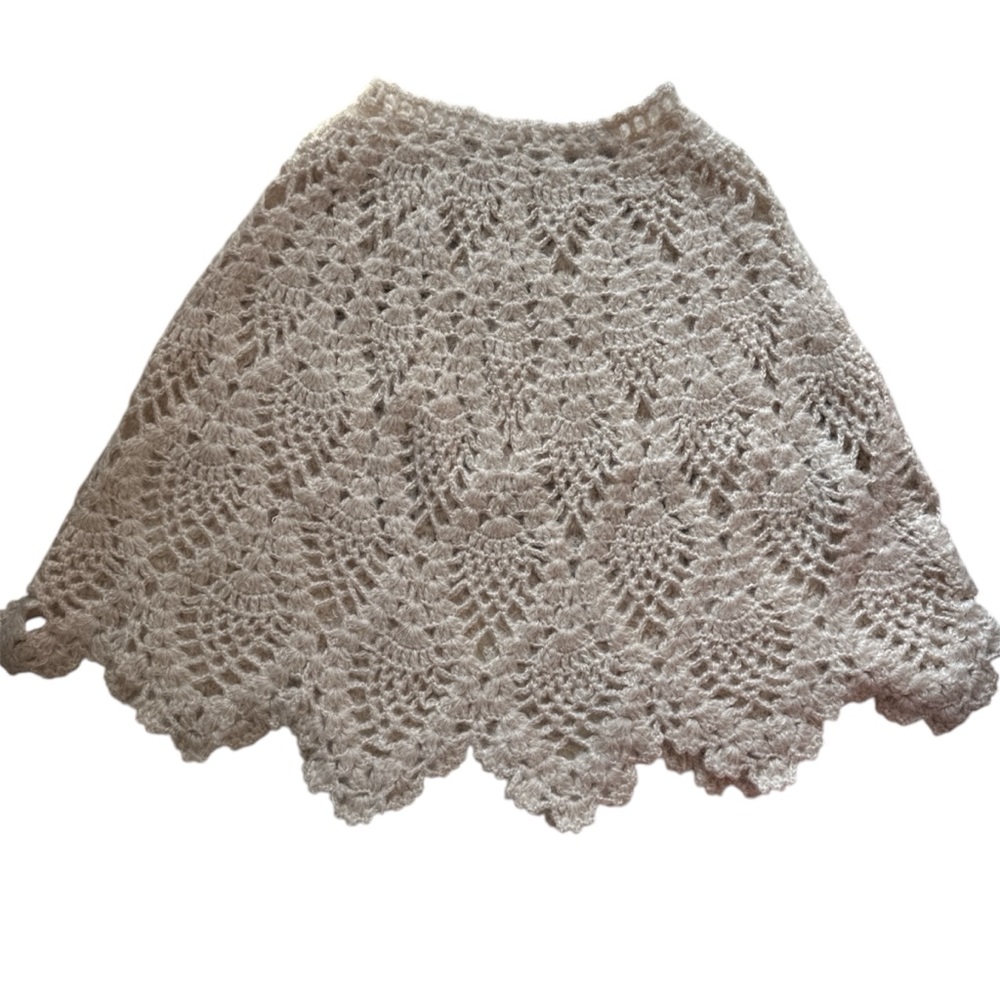 Gorgeous Hand Knit Poncho Coverlet Caplet